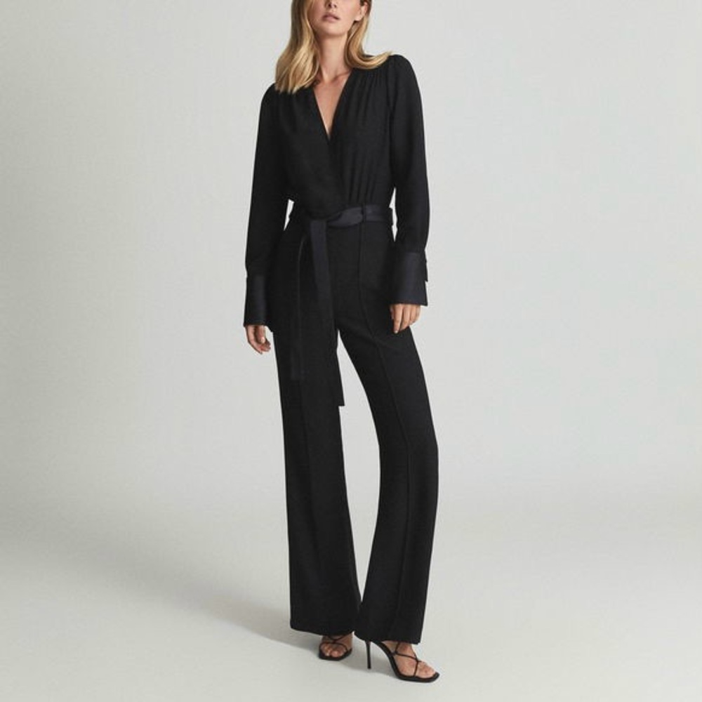Reiss Black Jumpsuit
